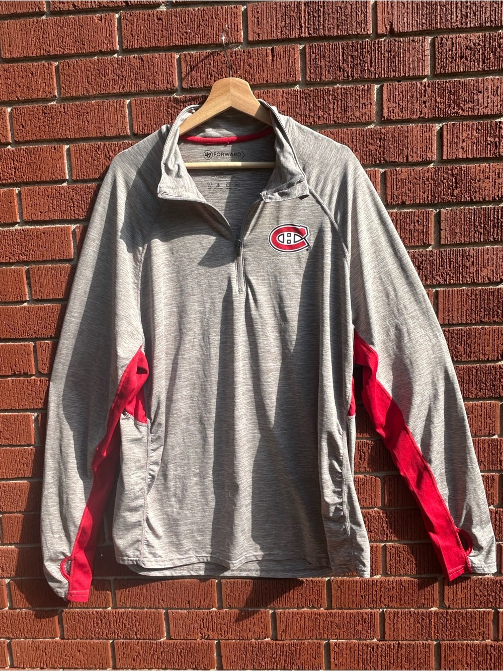 ’47 Forward Montreal Canadiens NHL Quarter Zip Performance Top XL